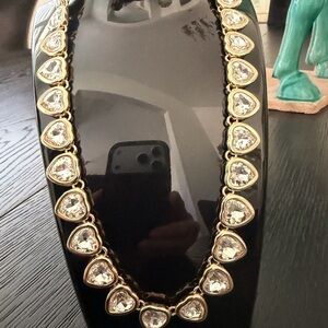 ON 34th Heart-Shaped Gold Fashion Necklace
